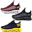Kit 3 Tênis Esportivo Easy Style Evoltenn Solado Trançado BORDO/AMARELO Kit 3 Tênis Esportivo Easy Style Evoltenn Solado Trançado BORDO/AMARELO
