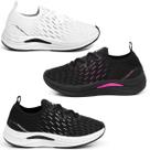 Kit 3 Tênis Feminino Esportivo Corrida exercício funcional Running Treino Academia Casual