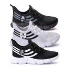 Kit 3 Tênis Masculino Casual Corrida Caminhada Confortável Dia A Dia