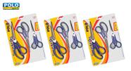 Kit 3 Tesouras Aço Inox Cartela Polo XV2121 - 3 Peças