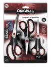 Kit 3 Tesouras Basic para cabelo Original Line SL0082 Kit 3 Tesouras Basic para cabelo Original Line SL0082