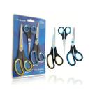 Kit 3 Tesouras Inoxidável Resistentes Para Uso Geral LE-946
