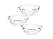 Kit 3 Tigela Saladeira Bowl Vidro Marinex Redonda 1L