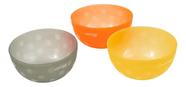 Kit 3 Tigelas Bowl Bebê P/ Microondas 300ml - Clingo