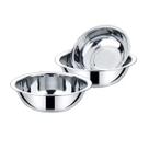Kit 3 Tigelas Inox Saladeira Bacia 23cm Kit 3 Tigelas Inox Saladeira Bacia 23cm