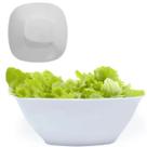 Kit 3 Tigelas Quadrada 1500ml Melamina 20cm Bowl Pote 1,5l