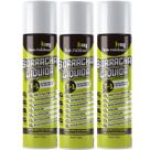 Kit 3 Tinta Borracha Líquida Branco Impermeabilizante 400ml Hm Rubber Spray