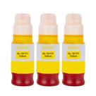 Kit 3 Tinta Compativel P/uso Canon Gl-10 G7010 G6010 AMARELO
