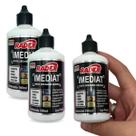 Kit 3 Tinta Para Carimbo Preta Secagem Rápida Para Plástico 100ml Radex