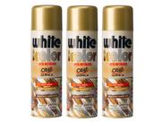 Kit 3 tinta spray dourado white color 340ml uso geral