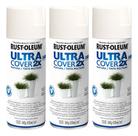 Kit 3 Tinta Spray Ultra Cover 2x Rust Oleum Multiuso Branco