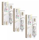 Kit 3 Tintas de Cabelo Profissional 8.0 louro claro Itallian Color Kit 3 Tintas de Cabelo Profissional 8.0 louro claro Itallian Color