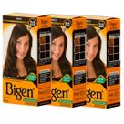 Kit 3 Tintas Tintura Coloração Em Pó Bigen - Selecione A Cor