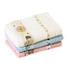 Kit 3 Toalha Banho Infantil Macia Menino Menina Criança 100% Algodão