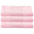 Kit 3 toalha de banho dohler velour bordar ponto cruz bella