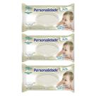 Kit 3 Toalha Umedecida De 50 Unidades- Personalidade