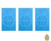 Kit 3 Toalhas de Academia/Mão Buettner Grêmio Azul