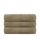 Kit 3 Toalhas De Banho Extra Macia Algodão 130x68 Appel Cor:Madeira