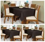 Kit 3 Toalhas De Mesa Oxford 8 Lugares Retangular 2,50x1,45m Kit 3 Toalhas De Mesa Oxford 8 Lugares Retangular 2,50x1,45m