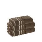 Kit 3 Toalhas Karsten Lumina 2 Banho 1 Rosto Cor:Gris - 80203Tamanho:70x140
