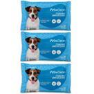 Kit 3 Toalhas Lenços Umedecidos Para Pet Cães e Gatos 50 unidades
