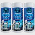 KIT - 3 Toalhas Umedecidas Álcool 35 un. - Supply Wipes