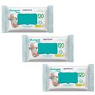 Kit 3 Toalhas Umedecidas Marigold Extrato de Camomila - (360 lenços)