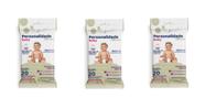 Kit 3 Toalhas Umedecidas Personalidade Baby C20 - Eurofral