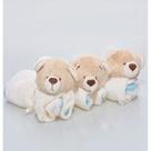 Kit 3 Toalhinhas de boca - Zip Toys Urso Nino