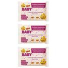 Kit 3 Toalhinhas Umedecidas Para Bebe C/100UN 20cm 13cm - Gut Gut Baby