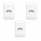 Kit 3 Tomadas 20a 250v Tramontina Aria branco