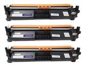 Kit 3 Toner Para Impressora Laserjet Pro M102w M102 Com Chip Preto Kit 3 Toner Para Impressora Laserjet Pro M102w M102 Com Chip Preto