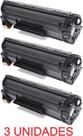 Kit 3 Toners Compatíveis CE285A / CB435A / CB436A - EVOLUT