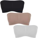 Kit 3 Top Faixa Bojo Removível sem alça Adulto Trifil