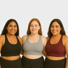 Kit 3 Top Plus Size Cropeed Nadador Suplex Poliester G1 G2 G3 G4 G5