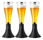 Kit 3 Torre Chopp Refil Congelante 2,5l Aço Inox Bar Vkbt25
