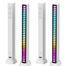 Kit 3 Torre Led Barra Rítmica Sensor Som Voz Rgb Decoração