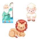 Kit 3 Totens Display MDF Adesivado Arca de Noé 50cm
