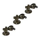 KIT 3 Trava De Piso Fixador Porta Metálico Colonial Soprano
