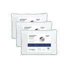 Kit 3 Travesseiros Camesa Ergossoft 50x70 Antialérgico Lavável Macio Suporte Ergonômico