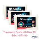 Kit 3 Travesseiros Com Maior Sustentação - 3D Nasa 10 cm