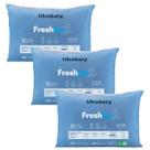 Kit 3 Travesseiros Fresh Ice Sensação Refrescante 48x70cm Suporte Firme Altenburg