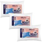Kit 3 Travesseiros Gel Nasa Alto - 17cm