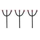 Kit 3 Tridentes Garfo Pomba Gira Ferro 10cm Ferramenta Assentamento Umbanda
