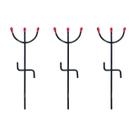 Kit 3 Tridentes Garfo Pomba Gira Ferro 20cm Ferramenta Assentamento Umbanda