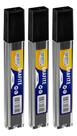 Kit 3 Tubos Conjunto 36 Grafites Grafite BRW 0.7mm HB