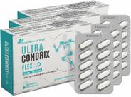 Kit 3 Ultra Condrix - Msm, Curcum@, Vit K2, Colágeno Tipo II e Ácido Hialurônico 60 caps de 600mg Kit 3 Ultra Condrix - Msm, Curcum@, Vit K2, Colágeno Tipo II e Ácido Hialurônico 60 caps de 600mg