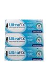 Kit 3 Ultrafix Creme Fixador De Dentaduras 40g União Química