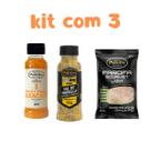 Kit 3 un Abacaxi Sal Mostarda Farofa Costelinha com Limão