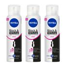 Kit 3 un Desod Aero Nívea Feminino B&W 150ml